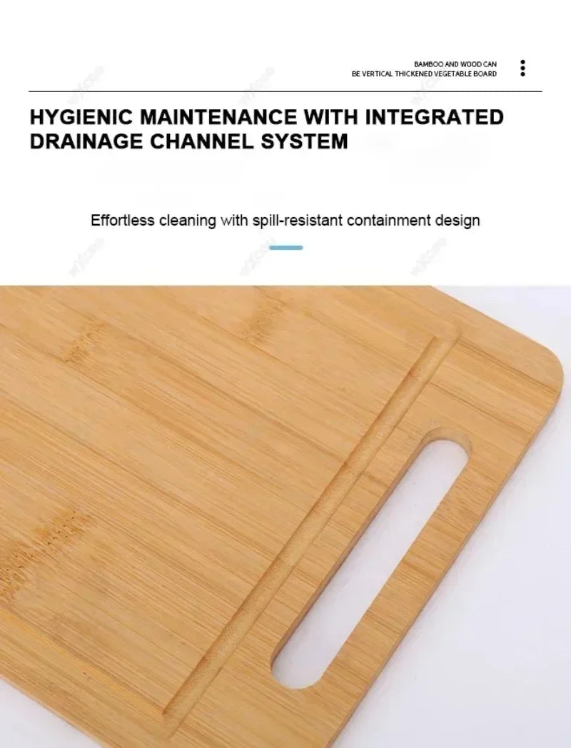 Dual-Sided Stainless Steel & Bamboo Cutting Board