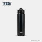 TYESO 600/750ML Stainless Steel Thermos Bottle with Straw – Insulated Sports Mug