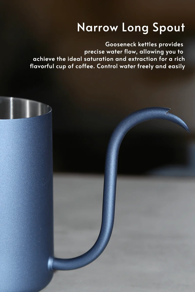 304 Stainless Steel 600ml Gooseneck Pour-Over Kettle