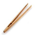 Reusable Bamboo Toast Tongs – Wooden Kitchen & Toaster Grabber