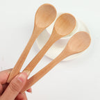 Wooden & Bamboo Tea Spoons – 1/6PCS Kitchen Serving Utensils