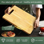 Dual-Sided Stainless Steel & Bamboo Cutting Board