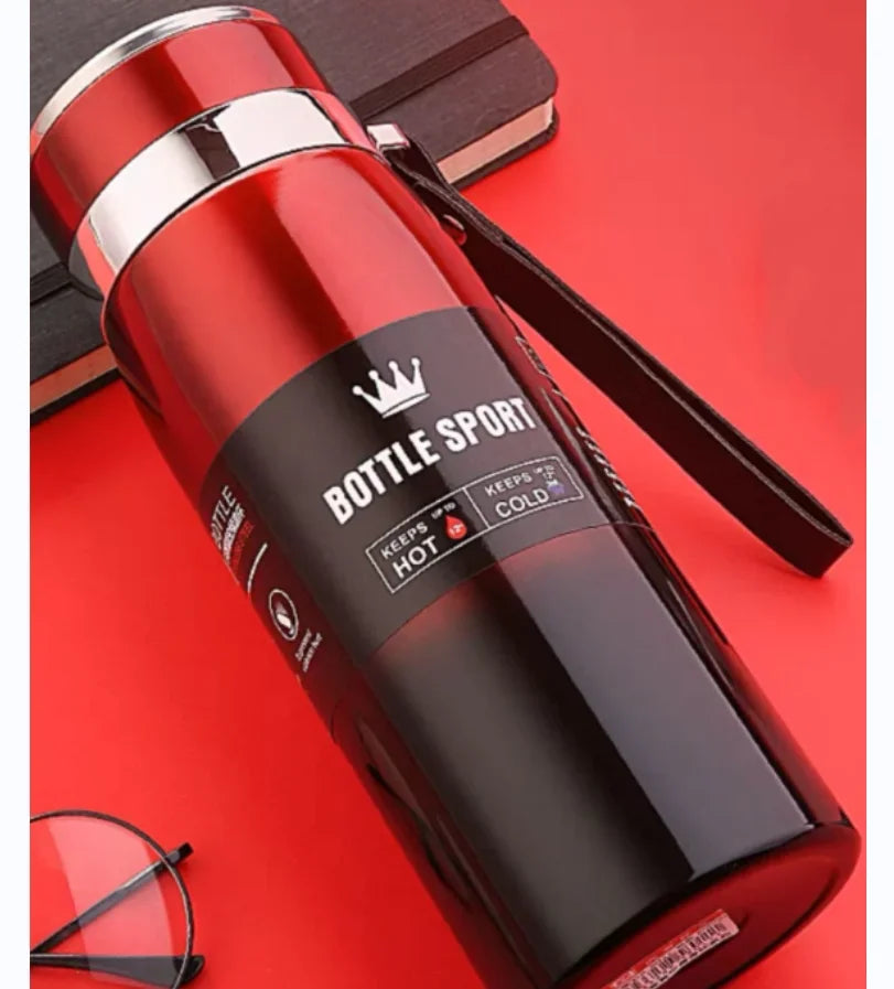 1000ml Stainless Steel Vacuum Flask – Insulated Thermal Water Bottle