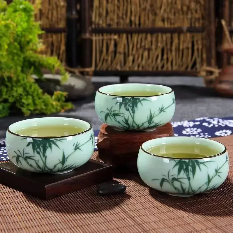 Hand-Painted Celadon Master Teacup (80ml)