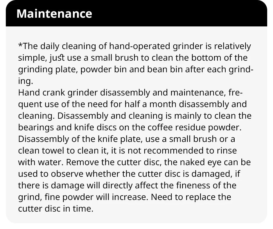 Portable Manual Coffee Grinder