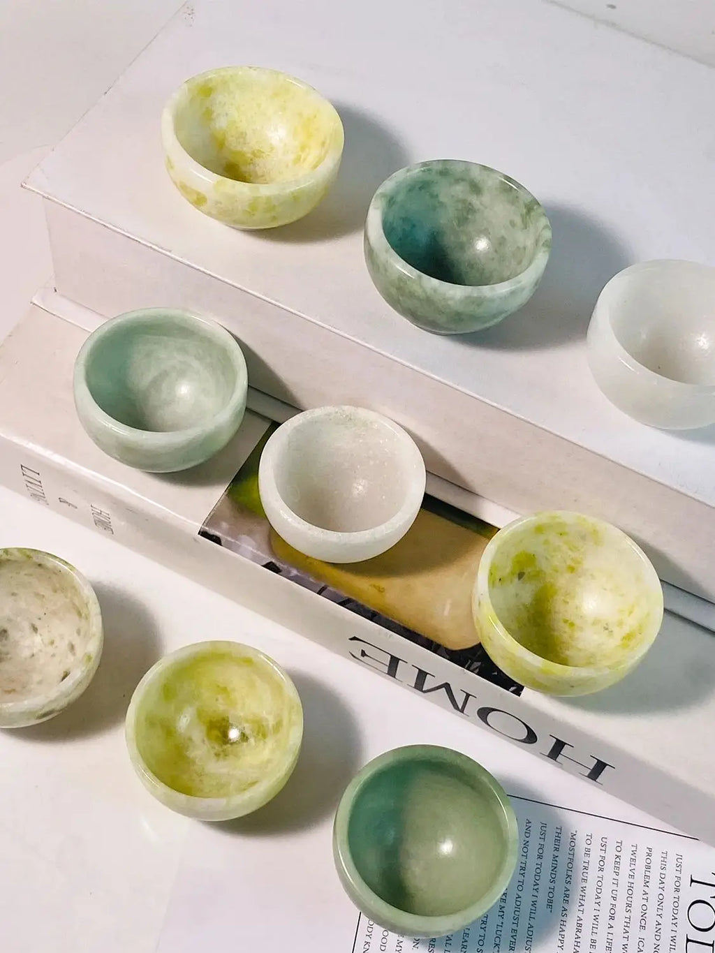 Natural Crystal Quartz Degaussing and Healing Bowl