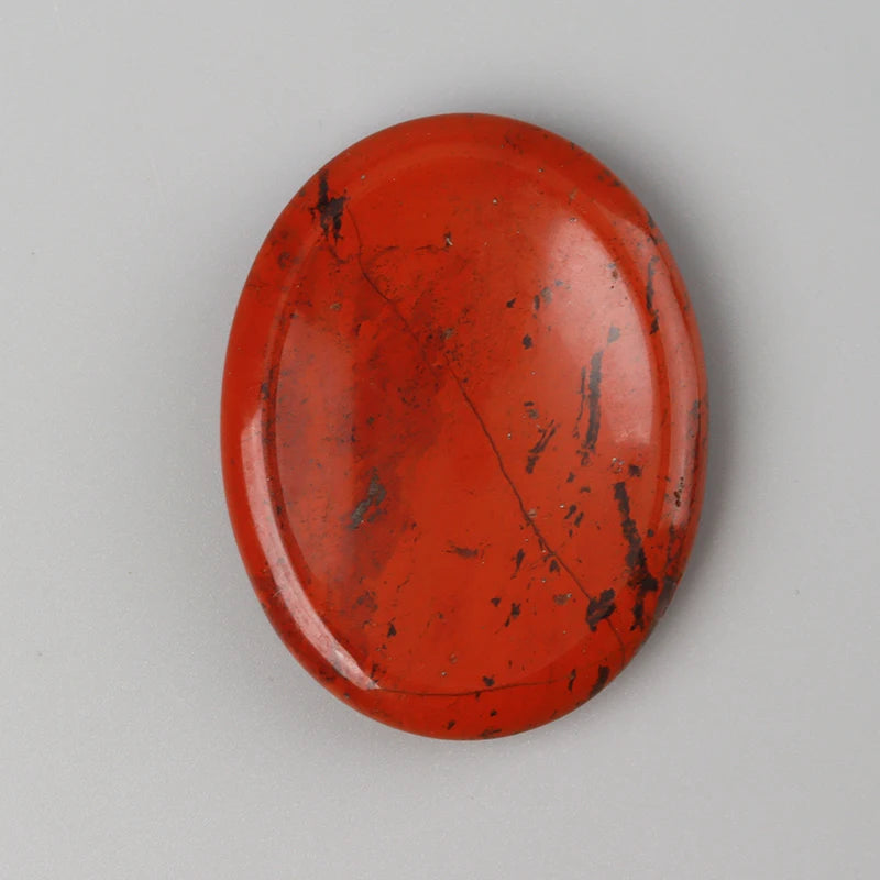 Natural Amethyst & Rose Quartz Worry Stone (Meditation & Relaxation)