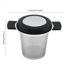 Stainless Steel Teapot with Fine Mesh Filter – Double Handle Coffee & Tea Pot