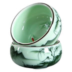 Hand-Painted Celadon Master Teacup (80ml)