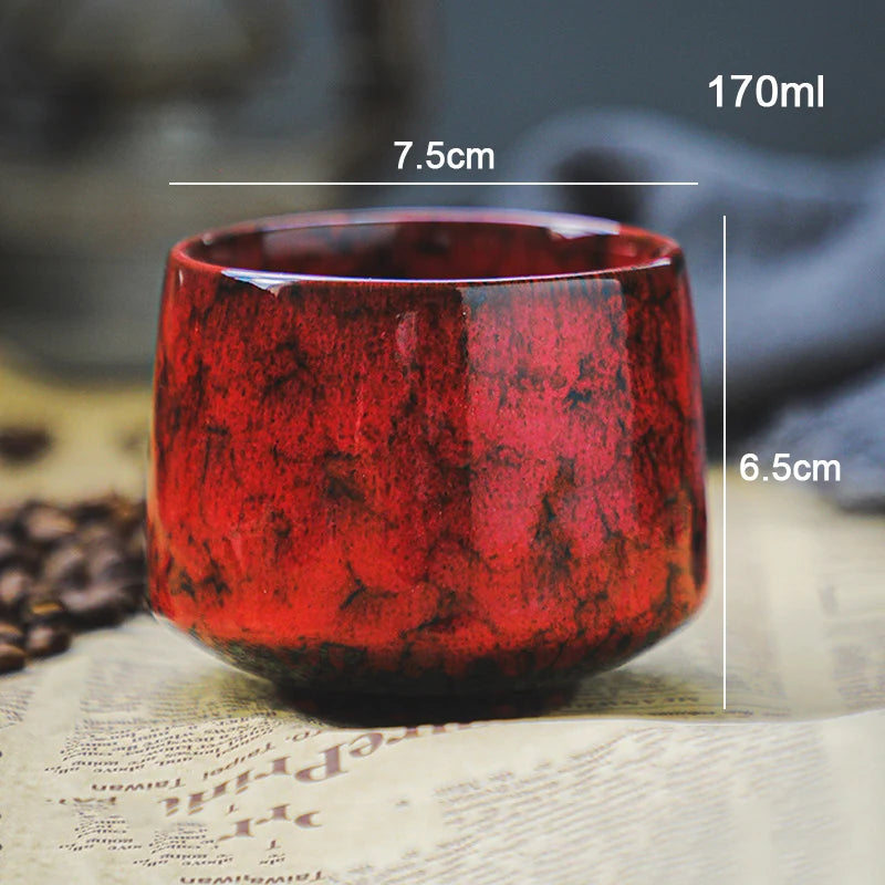 Reactive Glaze Ceramic Espresso & Tea Mug (170ml)
