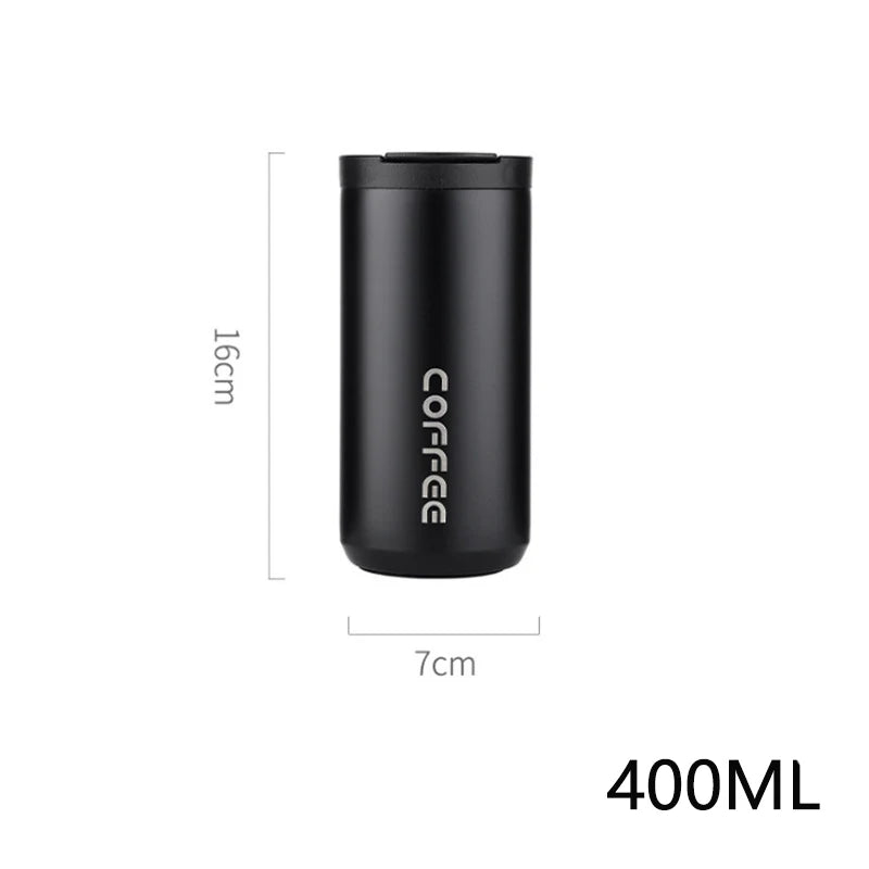 400ml Stainless Steel Coffee Thermos – Portable Insulated Travel Mug