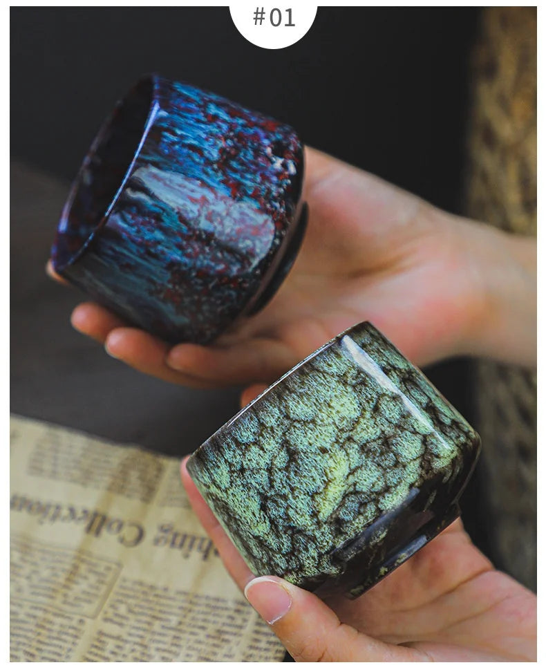 Reactive Glaze Ceramic Espresso & Tea Mug (170ml)