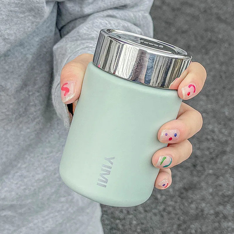 Mini Stainless Steel Insulated Cup – Portable Coffee Mug for Girls