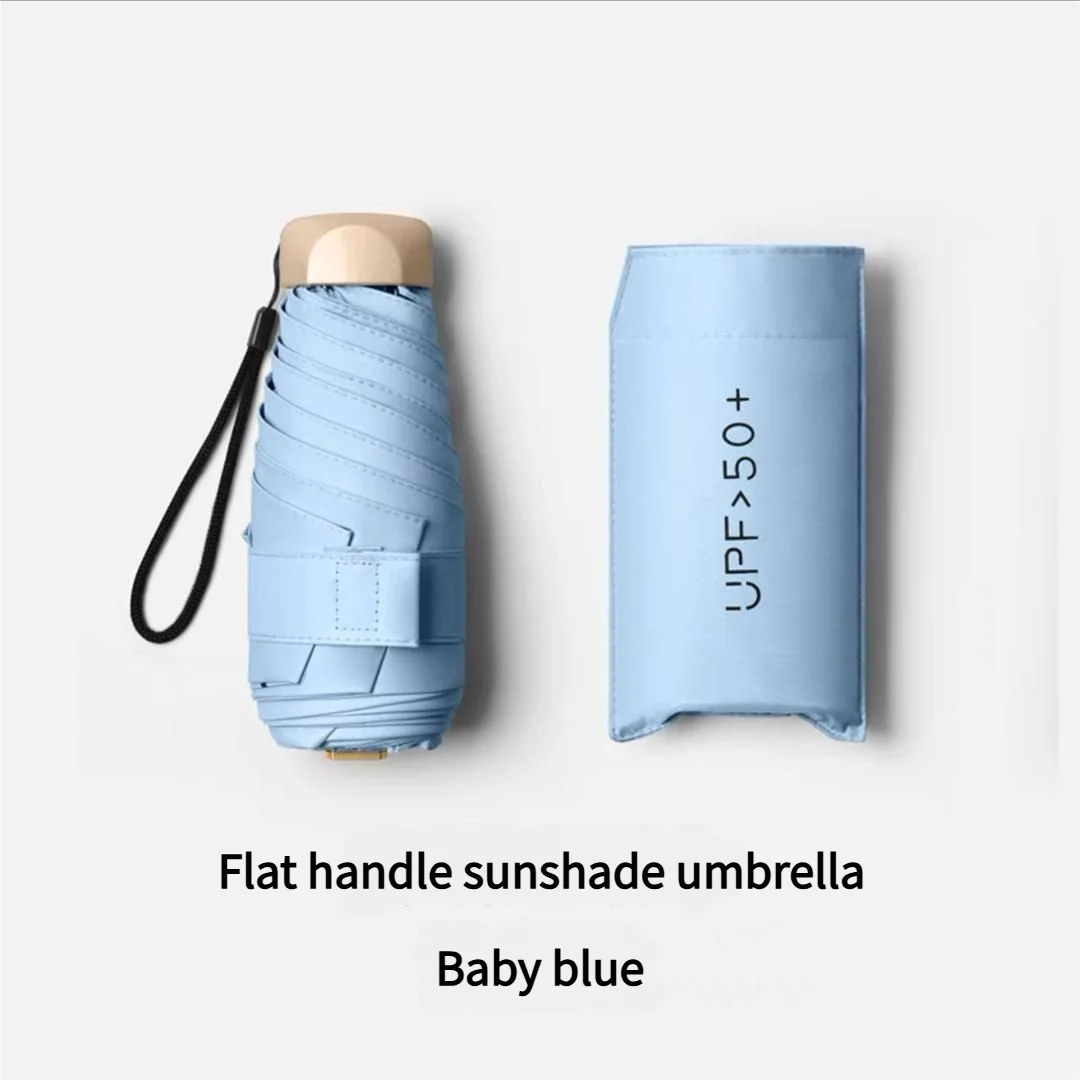 Mini Folding Umbrella – Pocket-Sized UV & Rain Protection
