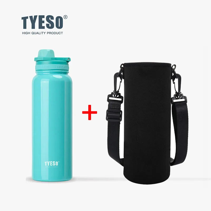 TYESO Stainless Steel Thermal Bottle – Insulated Sport Tumbler