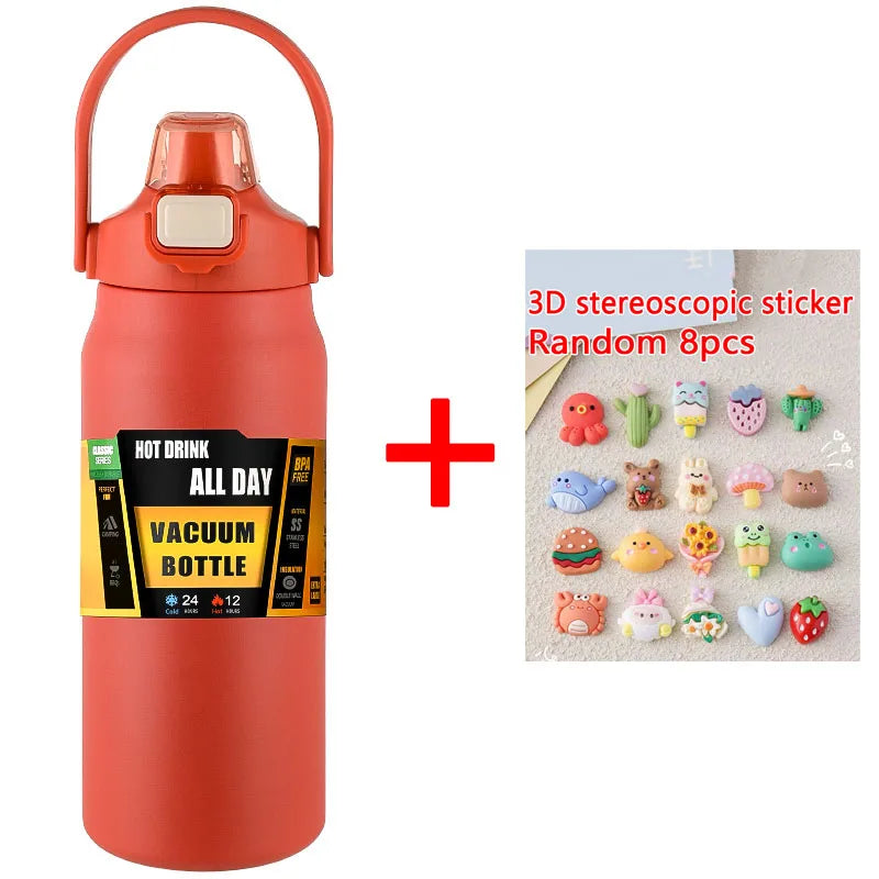 1.5L Stainless Steel Vacuum Thermos – Large Capacity Insulated Bottle