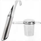 Stainless Steel Tea Infuser with Lid – Reusable Mesh Strainer for Teapots & Mugs