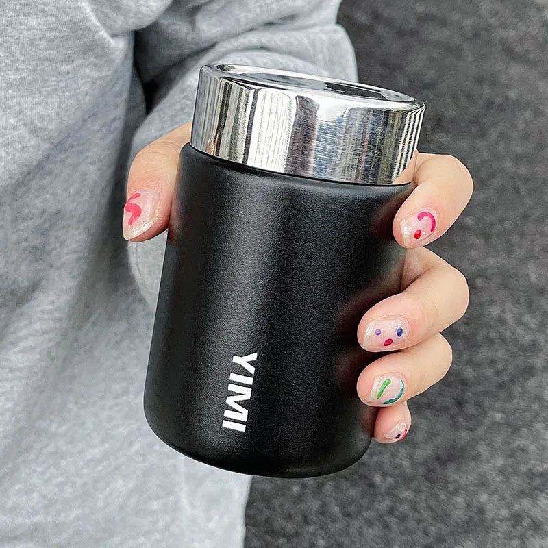 Mini Stainless Steel Insulated Cup – Portable Coffee Mug for Girls