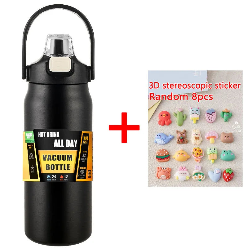 1.5L Stainless Steel Vacuum Thermos – Large Capacity Insulated Bottle