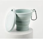 Collapsible Silicone Travel Cup with Hanging Hole