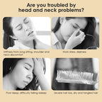 Wooden 6-Claw Head Massager and Meridian Comb