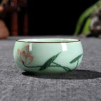 Hand-Painted Celadon Master Teacup (80ml)
