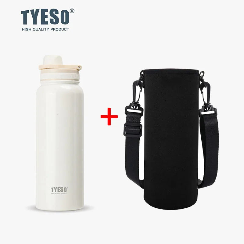 TYESO Stainless Steel Thermal Bottle – Insulated Sport Tumbler