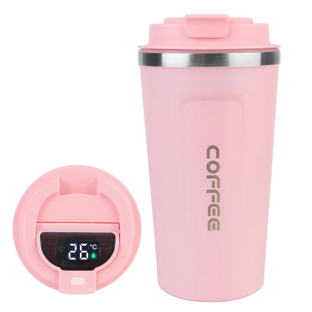 380/510ML Leak-Proof Stainless Steel Travel Coffee Thermos Mug