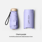 Mini Folding Umbrella – Pocket-Sized UV & Rain Protection
