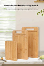 Dual-Sided Stainless Steel & Bamboo Cutting Board