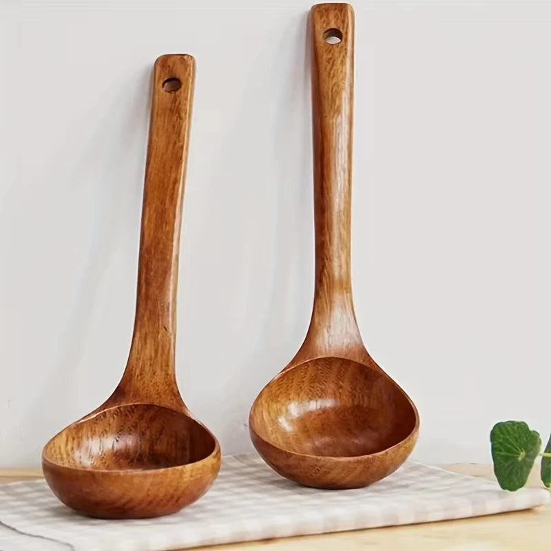 Daily Use Wooden Soup Ladle