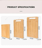 Dual-Sided Stainless Steel & Bamboo Cutting Board