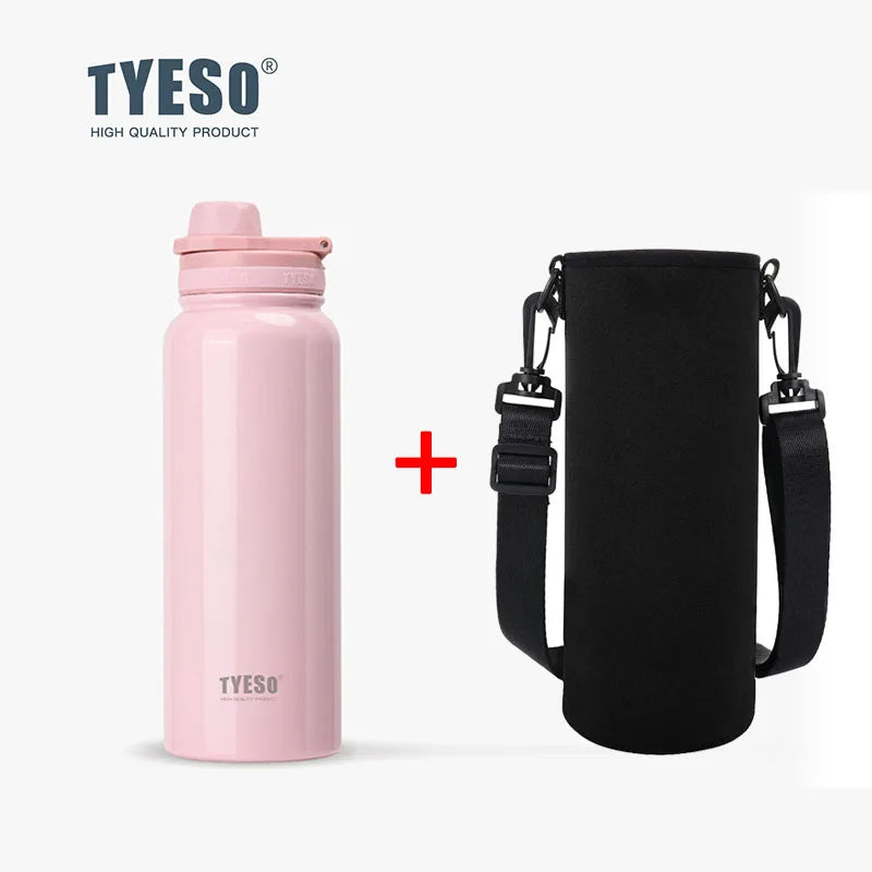 TYESO Stainless Steel Thermal Bottle – Insulated Sport Tumbler