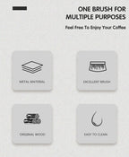 Professional Barista Grinder Brush.