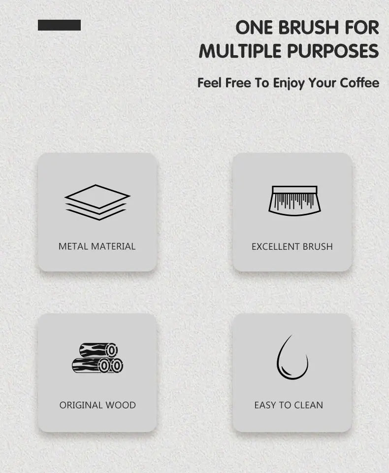 Professional Barista Grinder Brush.