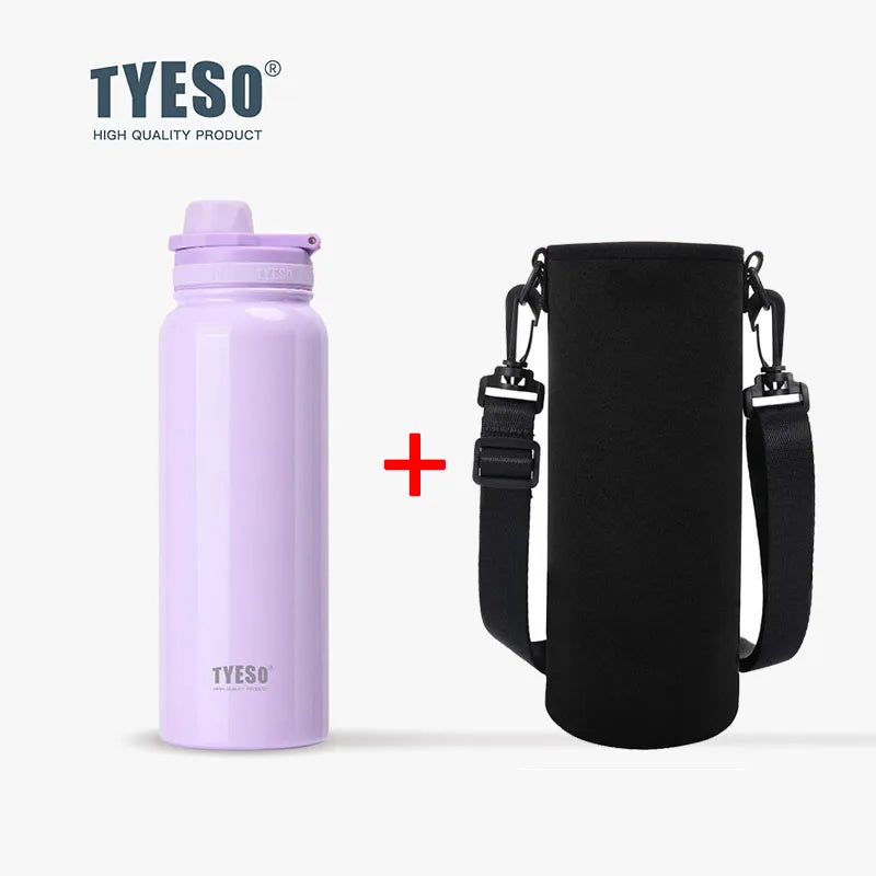 TYESO Stainless Steel Thermal Bottle – Insulated Sport Tumbler