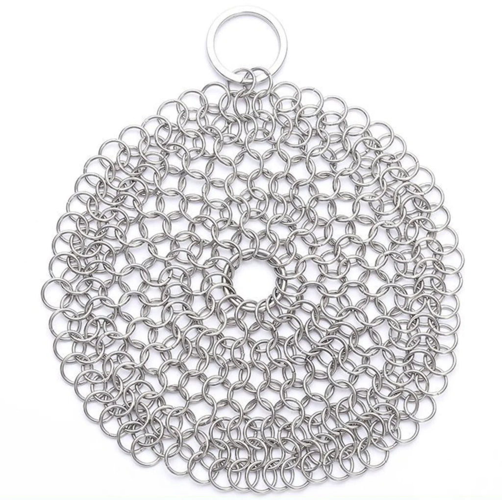 3-Pack Stainless Steel Kitchen Scrubber – Reusable Rust & Pot Cleaner