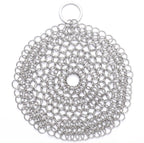 3-Pack Stainless Steel Kitchen Scrubber – Reusable Rust & Pot Cleaner