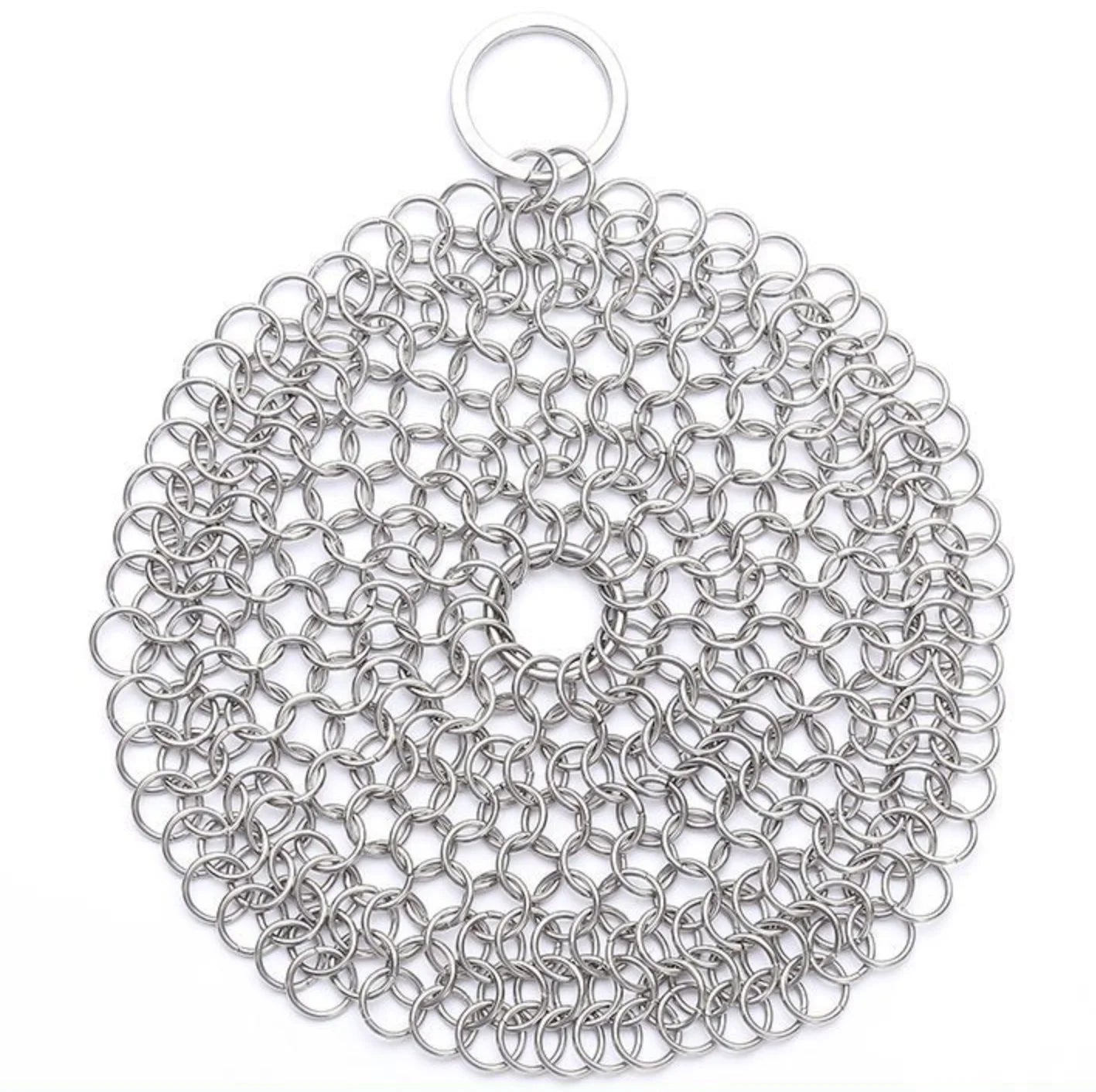 3-Pack Stainless Steel Kitchen Scrubber – Reusable Rust & Pot Cleaner