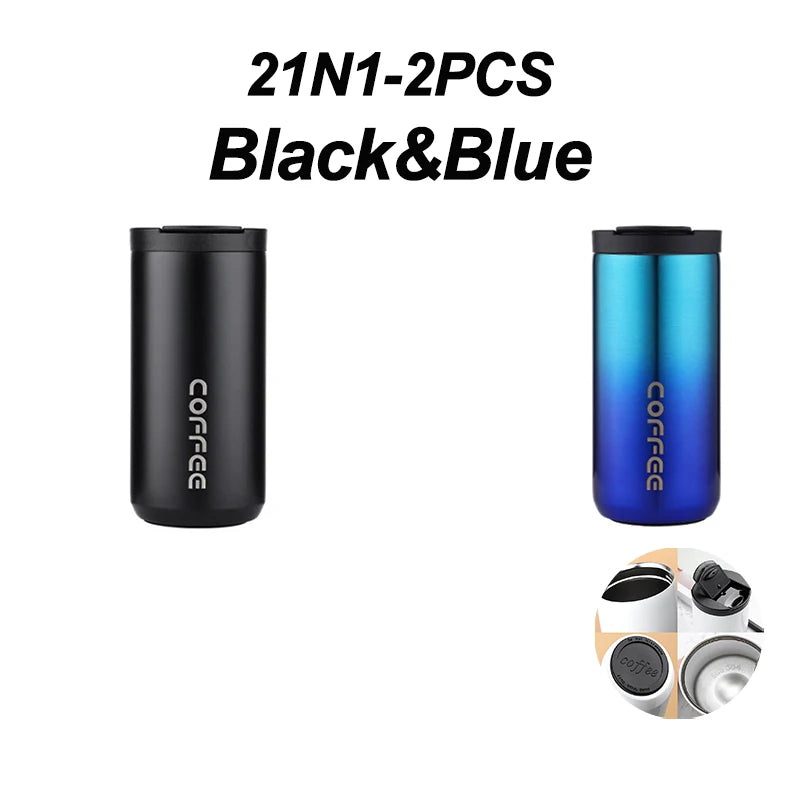 400ml Stainless Steel Coffee Thermos – Portable Insulated Travel Mug