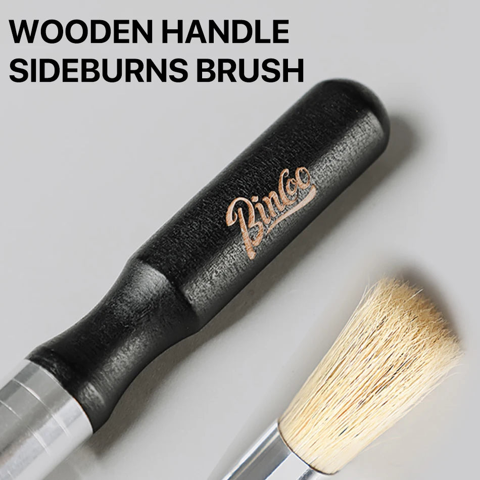 Retro Solid Wood Coffee Grinder Brush.