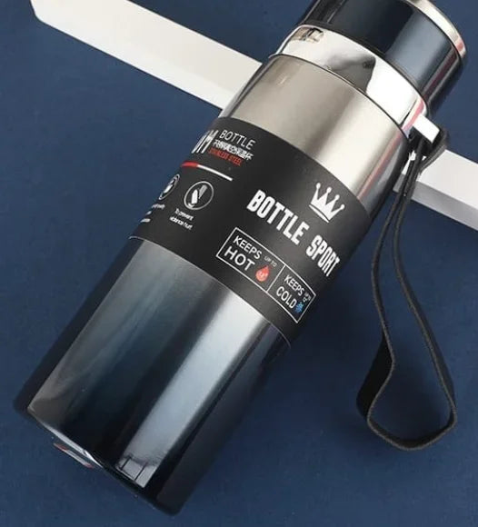 1000ml Stainless Steel Vacuum Flask – Insulated Thermal Water Bottle
