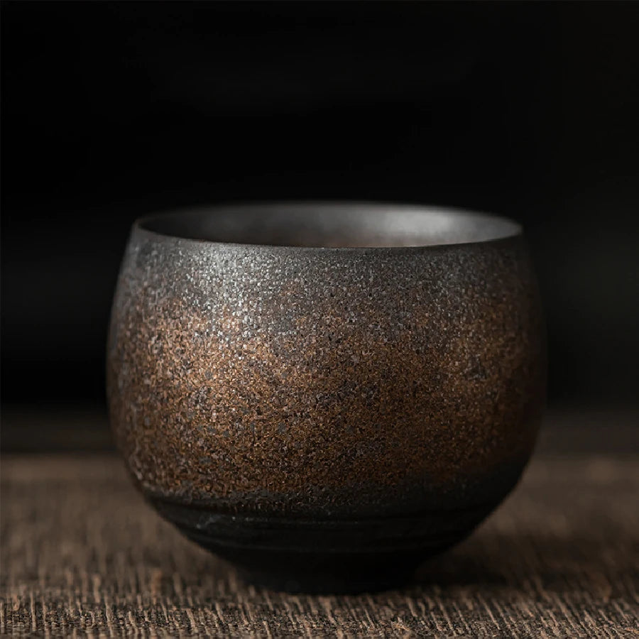Handmade Stoneware Master Teacup (Japanese Zen Style)