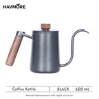 304 Stainless Steel 600ml Gooseneck Pour-Over Kettle