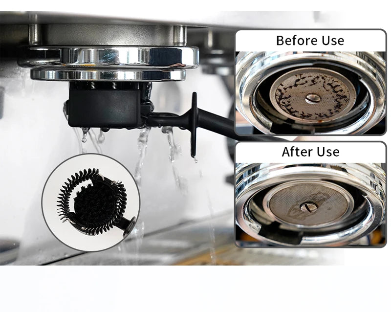 Removable Group Head Cleaning Brush.