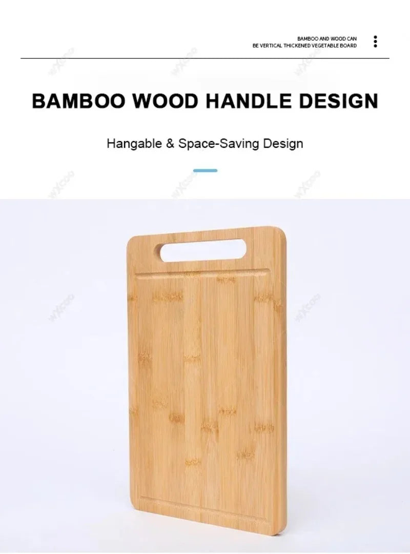 Dual-Sided Stainless Steel & Bamboo Cutting Board