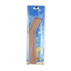 6-Piece Reusable Metal Straw Kit