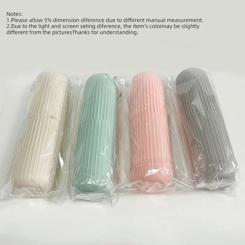 Portable Toothbrush & Toothpaste Travel Holder – Bathroom Organizer