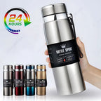 1000ml Stainless Steel Vacuum Flask – Insulated Thermal Water Bottle