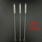 11-Piece Bottle Cleaning Brush Set – Reusable Nylon & Stainless Steel Tools